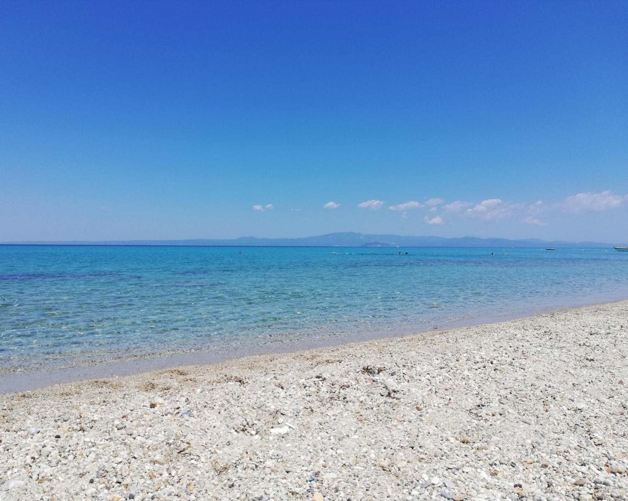Villa Christina Sea Side A Hanioti Bagian luar foto